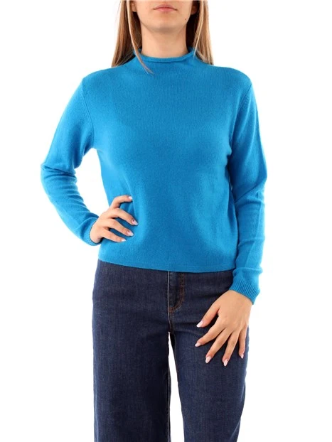 DOLCEVITA IN MORBIDO CASHMERE DONNA BLU