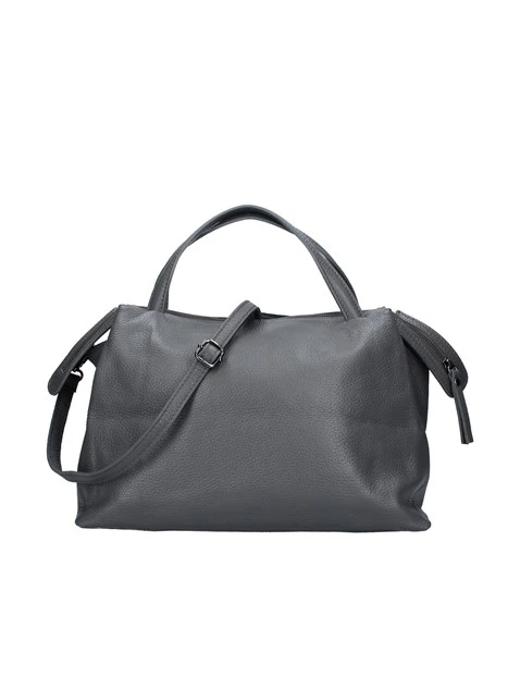 BORSA A MANO CON FODERA FANTASIA DONNA GRIGIO