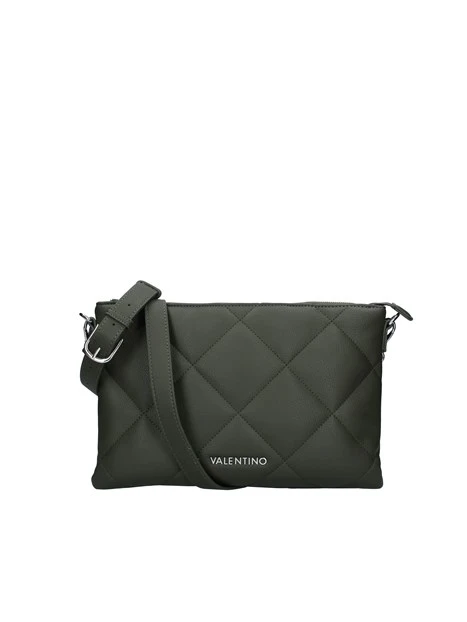 BORSA A MANO RETTANGOLARE TRAPUNTATA DONNA VERDE