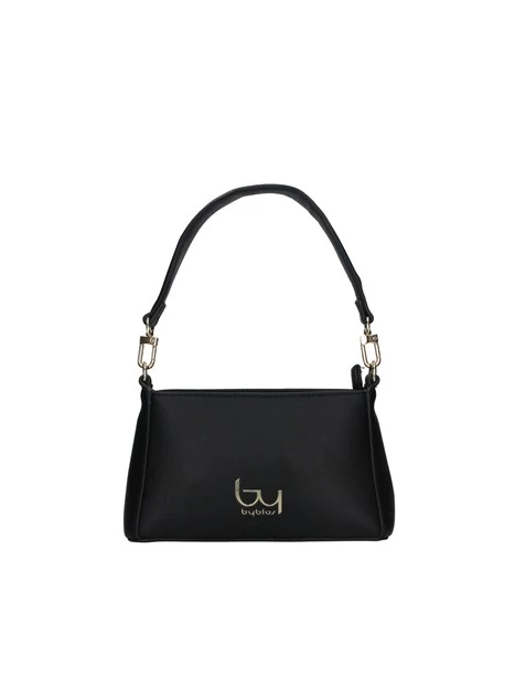 BORSA A SPALLA CON DOPPIA TRACOLLA DONNA NERO