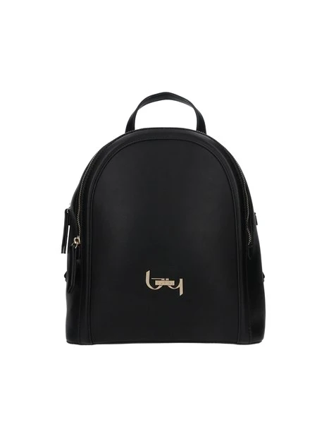 ZAINO CON DOPPIA ZIP DONNA NERO