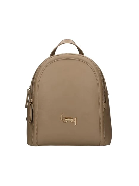 ZAINO CON DOPPIA ZIP DONNA BEIGE