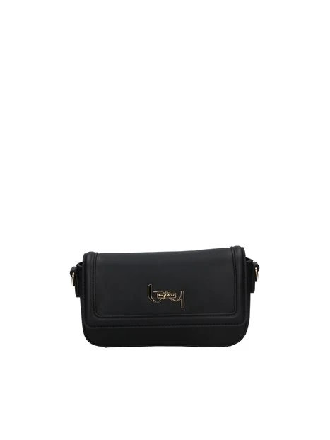 BORSA A SPALLA CON MANICO IN CATENA DONNA NERO