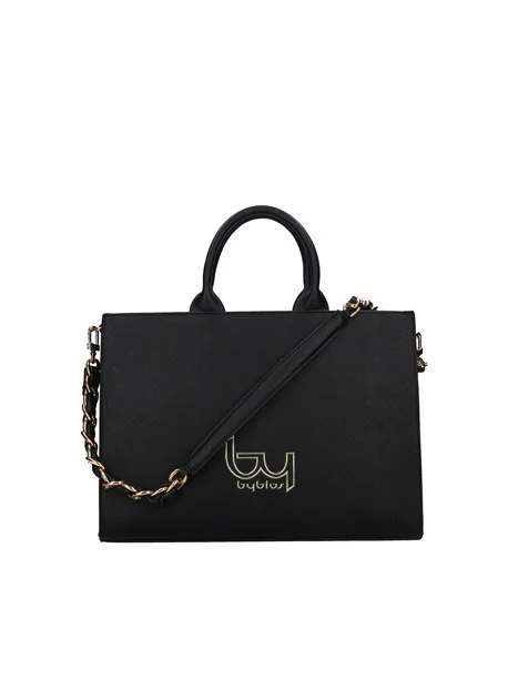 BORSA A MANO RIGIDA CON TRACOLLA DONNA NERO