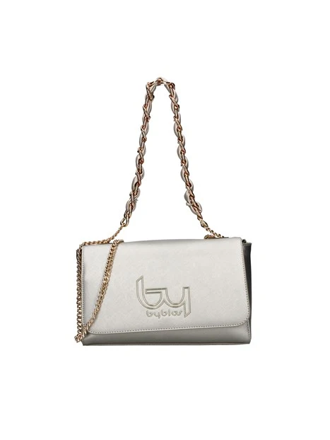 BORSA A TRACOLLA CON CATENA DORATA DONNA ARGENTO