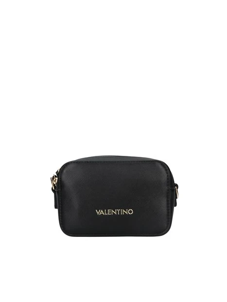 BORSA A SPALLA CON DOPPIA TRACOLLA DONNA NERO