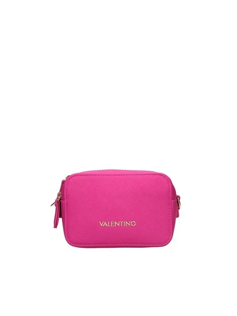 BORSA A SPALLA CON DOPPIA TRACOLLA DONNA FUCSIA