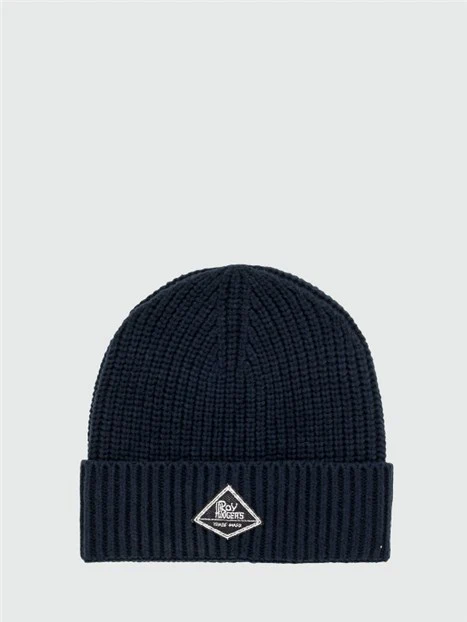 CAPPELLO BEANIE IN MISTO LANA UNISEX BLU