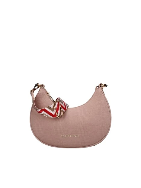 BORSA A SPALLA CON DOPPIO MANICO DONNA ROSA