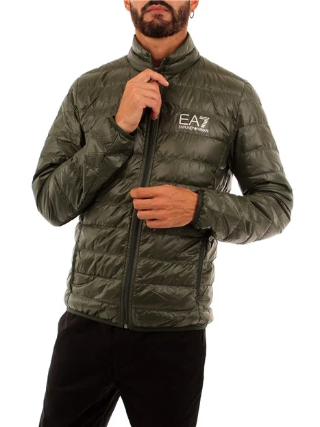 PIUMINO CON LOGO UOMO VERDE