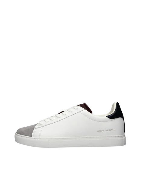 SNEAKERS CON PUNTA IN CONTRASTO UOMO BIANCO