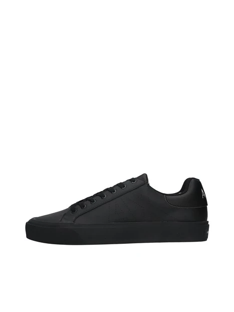 SNEAKERS CON LOGO IN CONTRASTO UOMO NERO