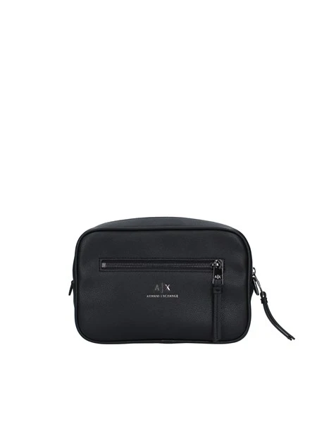 POCHETTE BEAUTY CASE CON TASCA ESTERNA UOMO NERO - 958446CC830