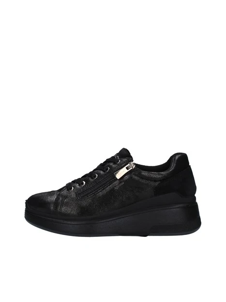 SNEAKERS CANGIANTI EFFETTO LUCIDO DONNA NERO