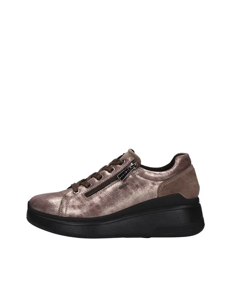 SNEAKERS CANGIANTI EFFETTO LUCIDO DONNA BRONZO