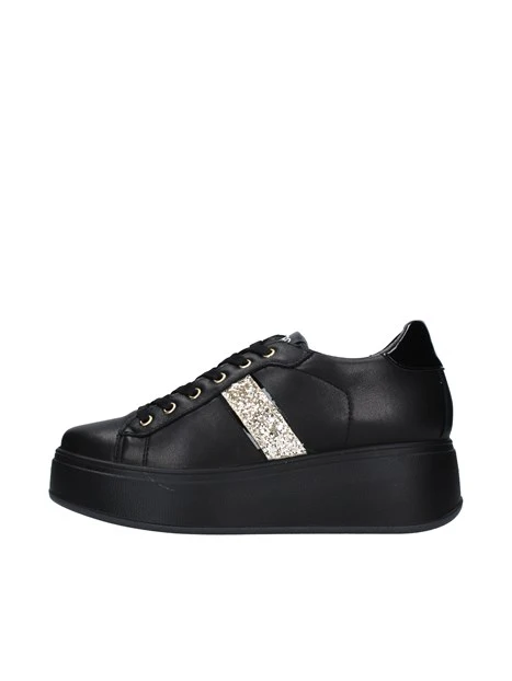 SNEAKERS CON FASCIA GLITTERATA DONNA NERO