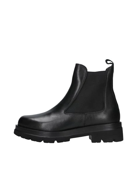 STIVALETTI CHELSEA CON TACCO DONNA NERO