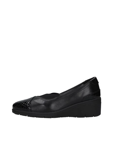 MOCASSINI CON INSERTO PITONATO DONNA NERO