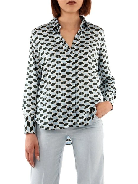 CAMICIA A FANTASIA DONNA VERDE