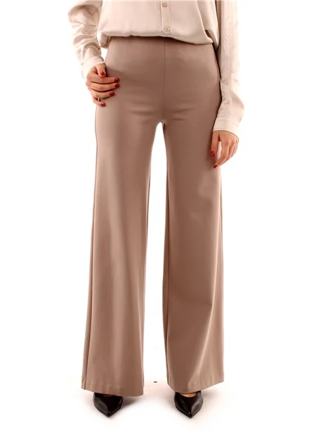 PANTALONI PALAZZO MORBIDI DONNA BEIGE