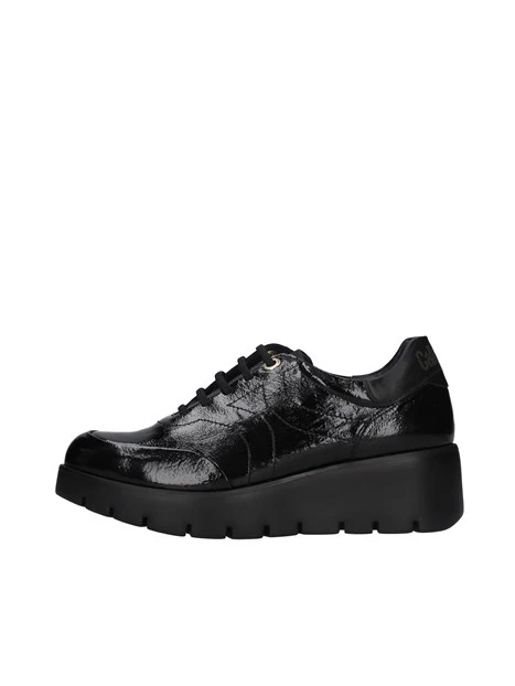 SNEAKERS CON ZEPPA ALTA DONNA NERO