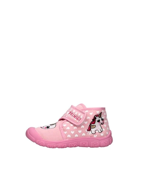 PANTOFOLE UNICORNO CON STRAPPO BAMBINA ROSA