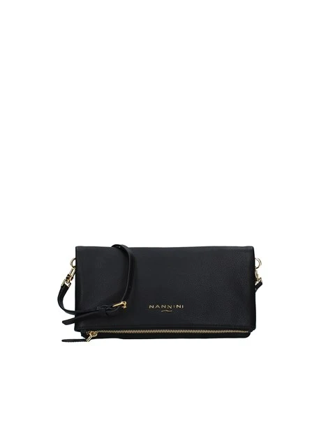 BORSA A TRACOLLA KEIRA IN PELLE DONNA NERO