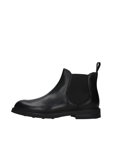 STIVALETTI CHELSEA IN PELLE UOMO NERO