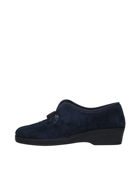 PANTOFOLE CON FASCIA ELASTICA DONNA BLU