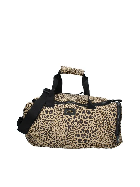 BORSONE SPORTIVO DUFFLE S RIPIEGABILE DONNA BEIGE MACULATO