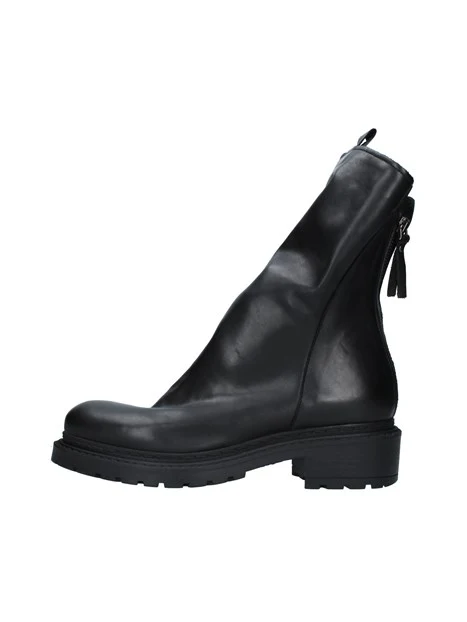 STIVALI TACCO BASSO CON ZIP POSTERIORE DONNA NERO