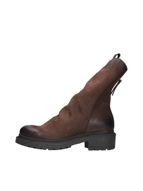STIVALI TACCO BASSO CON ZIP POSTERIORE DONNA MARRONE