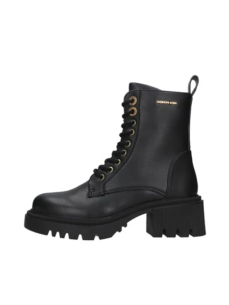 ANFIBI CON OCCHIELLI DORATI TAYLOR DONNA NERO