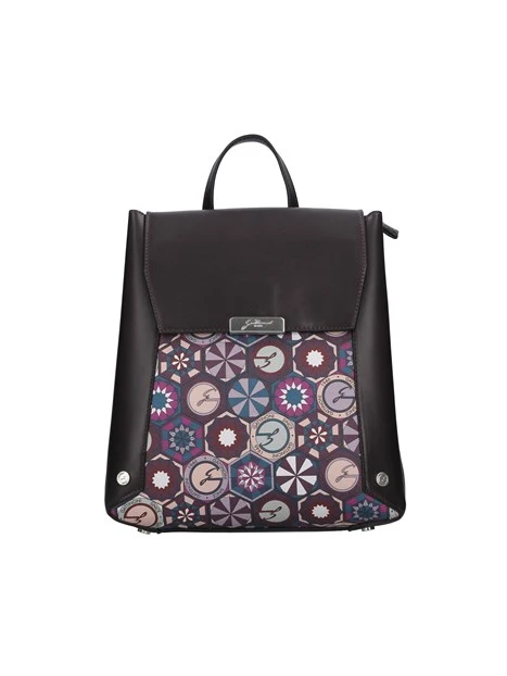 ZAINO TEODOSIA IN ECOPELLE DONNA VIOLA SCURO