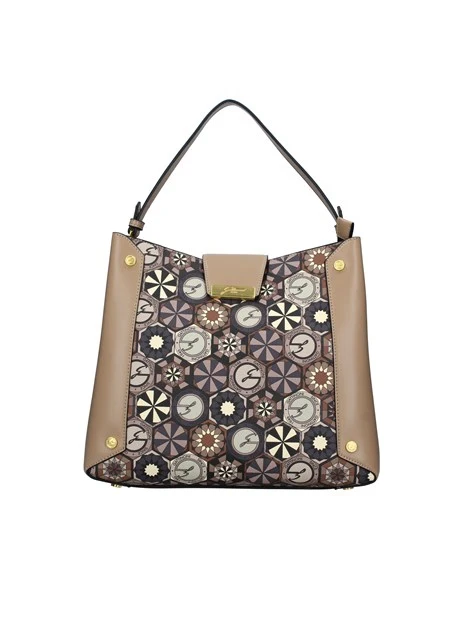 BORSA A SPALLA TEODOSIA HOBO CON TRACOLLA DONNA BEIGE