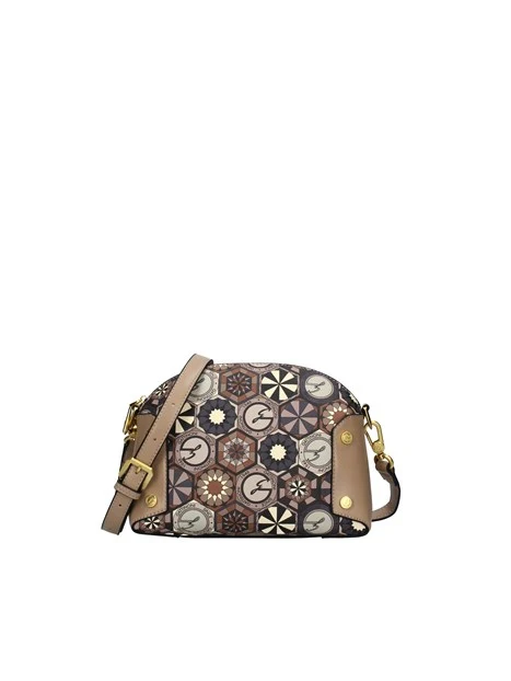 BORSA A TRACOLLA TEODOSIA IN ECOPELLE DONNA BEIGE