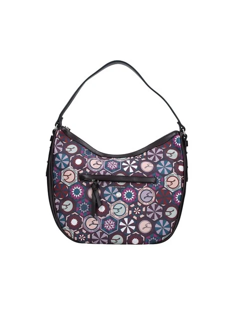 BORSA A SPALLA TEODOSIA DAILY CON TRACOLLA DONNA VIOLA SCURO