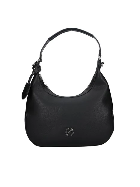 BORSA A SPALLA DENISE SOFT CON TRACOLLA DONNA NERO