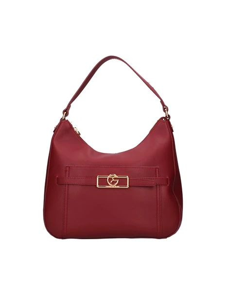 BORSA A SPALLA  LADY HOBO CON TRACOLLA DONNA BORDEAUX