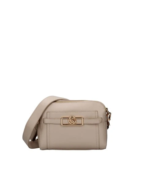 BORSA A TRACOLLA LADY SQUARED IN ECOPELLE DONNA BEIGE
