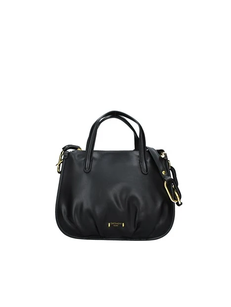 BORSA A SPALLA COVERAGE CON DOPPIO MANICO DONNA NERO