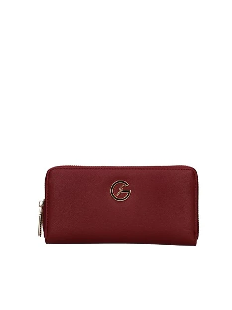 PORTAFOGLIO LADY GRANDE CON LOGO DONNA BORDEAUX