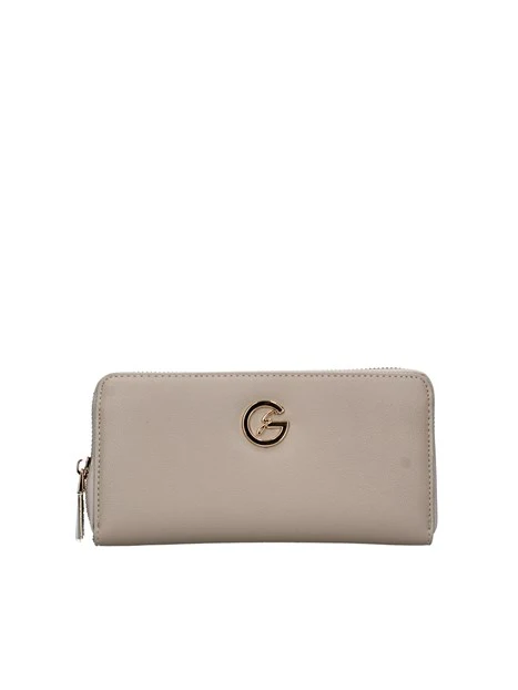 PORTAFOGLIO LADY GRANDE CON LOGO DONNA BEIGE