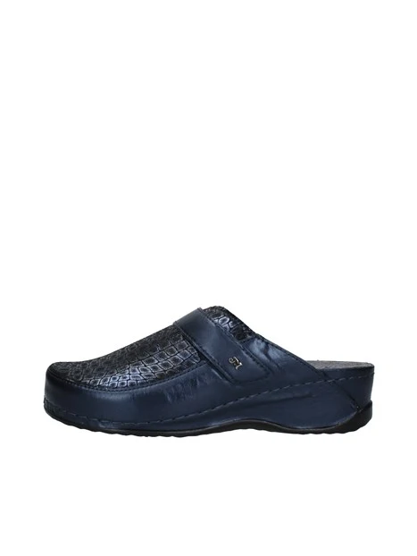 PANTOFOLE CON STRAPPO DONNA BLU