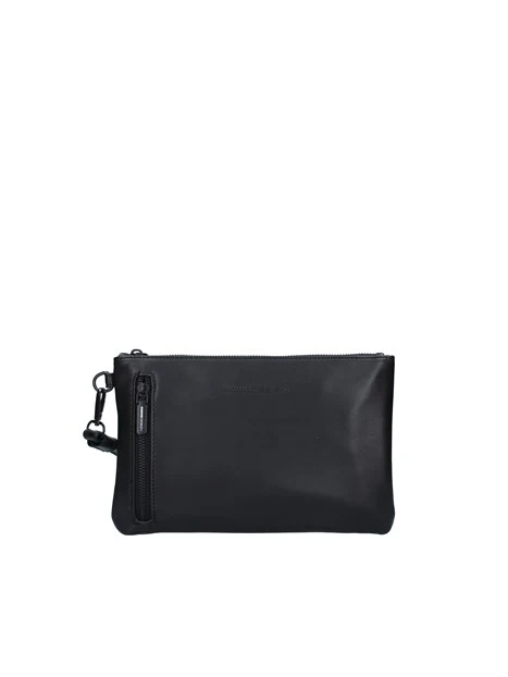 POCHETTE GRANDE CON MANICO AMOVIBILE UOMO NERO