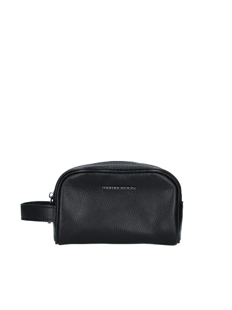 POCHETTE IN PELLE MARTELLATA UOMO NERO