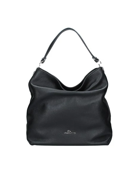 BORSA A SPALLA A TRE SCOMPARTI DONNA NERO