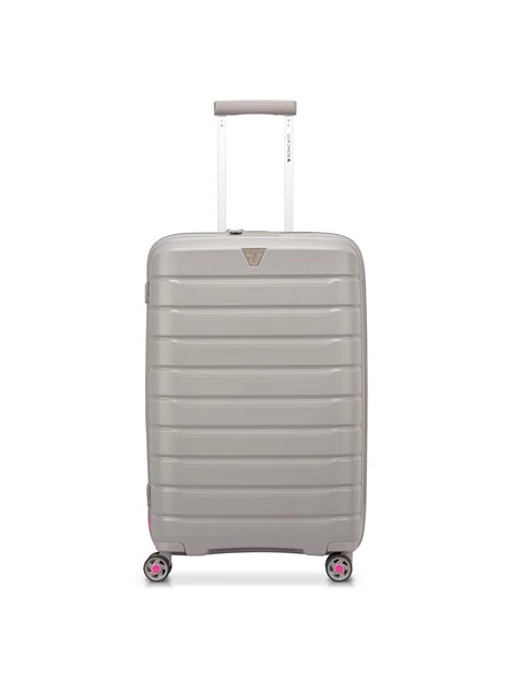 TROLLEY MEDIO 4R BUTTERFLY NEON UNISEX GRIGIO