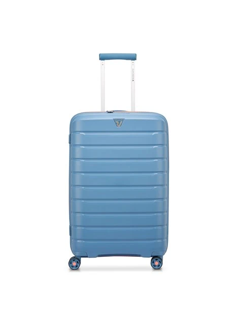 TROLLEY MEDIO 4R BUTTERFLY NEON UNISEX BLU