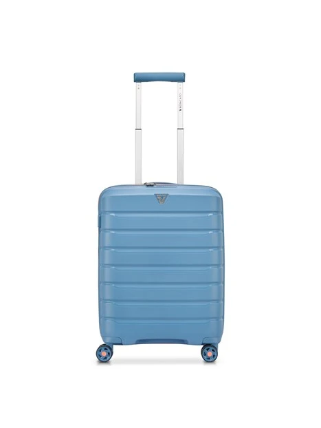 TROLLEY CABINA 4R BUTTERFLY NEON UNISEX BLU